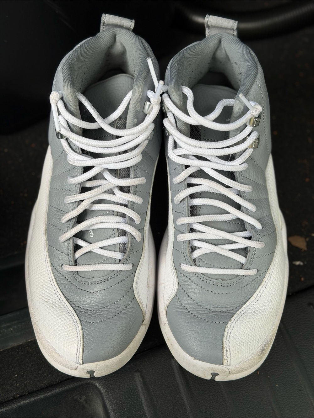 Jordan Men's Sneakers in Light Gray and White - Picture 3 of 3
